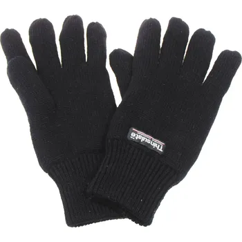 Rukavice Pletené rukavice Thinsulate černé Velikost: M