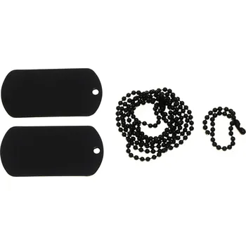 Vojenské psí známky US Army DOG TAG psí známky - černé