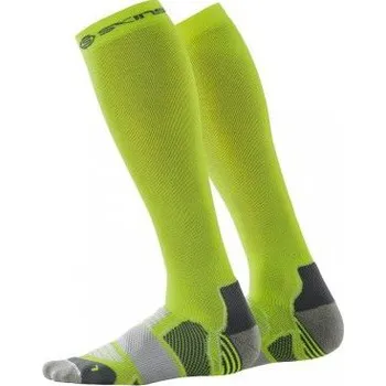 Pánské ponožky Podkolenky SKINS Essentials Compression Socks - Fluro Citron/Pewter S
