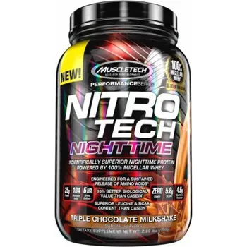 Protein Recenze MuscleTech Nitro-Tech Nighttime 907 g