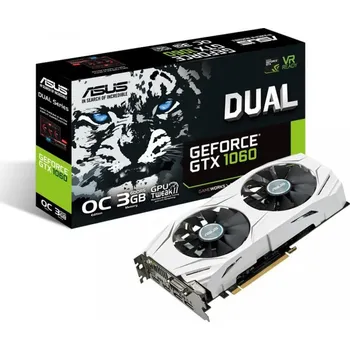 Grafická karta Asus GeForce GTX 1060 Dual OC 3 GB (90YV09X3-M0NA00)