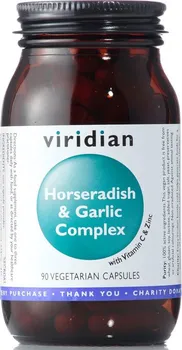Přírodní produkt Viridian Horseradish & Garlic Complex 90 cps.