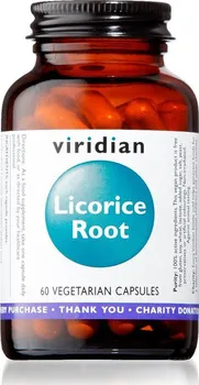 Přírodní produkt viridian Licorice Root 60 cps.