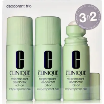 Clinique Deodorant Trio roll-on 3x 75 ml Kosmetická sada Clinique Deodorant Trio roll-on 3x 75 ml