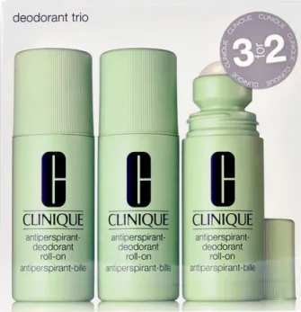 Kosmetická sada Clinique Deodorant Trio roll-on 3x 75 ml