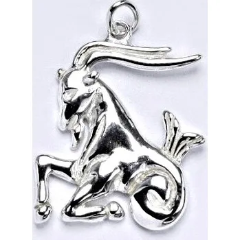 Přívěsek Zlatý přívěsek, znamení zvěrokruhu kozoroh, bílé zlato,14 kt, P 941