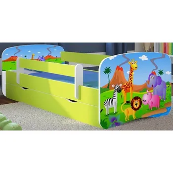 Dětská postel Ourbaby postel se zábranou Safari