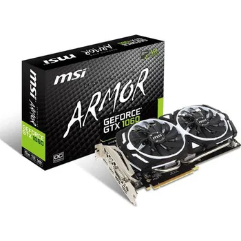 Grafická karta Recenze MSI GeForce GTX 1060 Armor 6 GB OCV1
