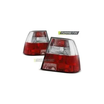 Osvětlení automobilu Zadní světla, lampy Volkswagen Bora sedan, 1998-2005, čiré/červené