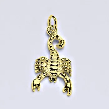 Přívěsek Zlatý přívěsek, znamení zvěrokruhu - štír, žluté zlato,14 kt, P 982 (zlaté měsíční znamení)