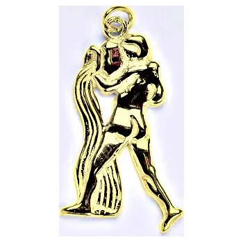 Přívěsek Zlatý přívěsek, znamení zvěrokruhu vodnář, žluté zlato,14 kt, P 941