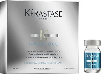 Vlasová regenerace Kérastase Specifique Cure Apaisante 12x6 ml