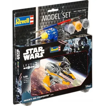 Plastikový model Revell Model Set Star Wars Anakin's Jedi Star Fighter 1:58