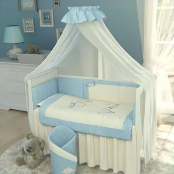 Povlečení Belisima Letadla 100/135 6-dílné ložní povlečení modré