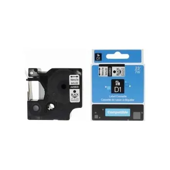 Pásek do tiskárny Kompatibilní páska s Dymo 45800, S0720820, 19mm x 7m, černý tisk / průhledný podklad