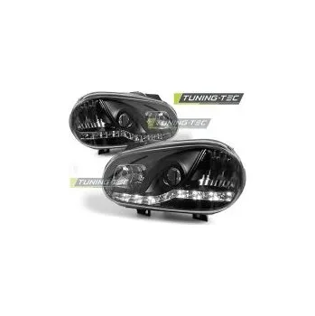 Přední světlomet Přední světla Volkswagen Golf 4, 1998-2003, LED Daylight, černé black 1 SLEVA 15%