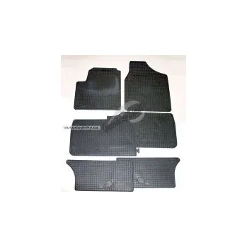 autokoberec Gumové koberce přesně tvarované Seat ALHAMBRA (oválná fixace)-- rok výroby 1996-2009 (6-ti dílná sada)