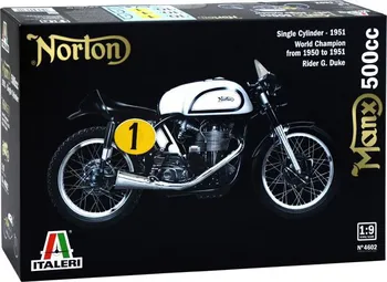 Plastikový model Italeri Norton Manx 500cc 1:9