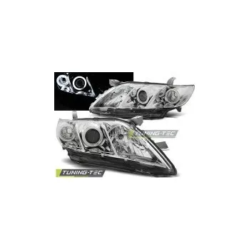 Přední světlomet Přední světla Toyota Camry 6 XV40, 2006-2009, Angel Eyes, chrom SLEVA 17%