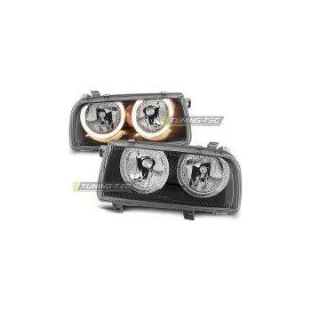 Přední světlomet Přední světla Volkswagen Vento, 1992-1998, Angel Eyes, černé black 2 SLEVA 1%