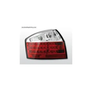 Zadní světlomet Zadní světla, lampy LED Audi A4, 2001-2004, sedan, čiré/červené/chrom