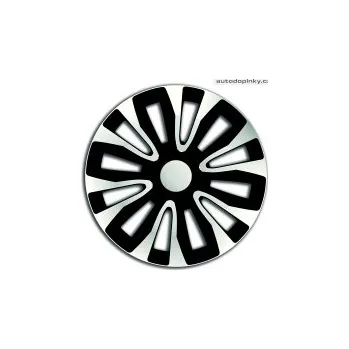 Poklice na kolo Poklice na kola 16" model Avalone (barva stříbrná/černá) - 4 kusy SLEVA 10%