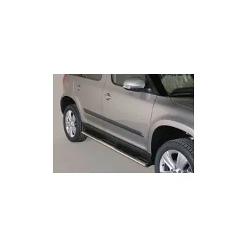 Tuning Boční nášlapy - nerez V2 Škoda Yeti