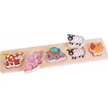 Bigjigs Toys Vkládací puzzle Farma