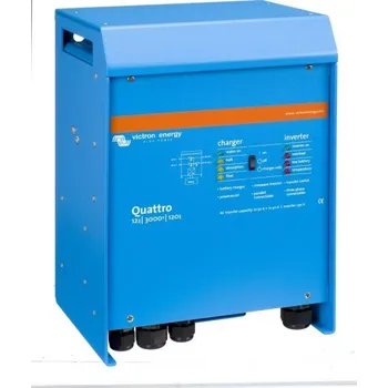 Měnič napětí Quattro 12/3000/120-50/50. měnič napětí / nabíječ / UPS. 12V 120A 3000W