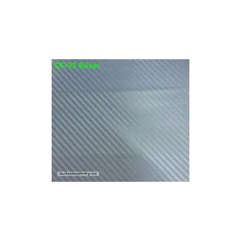Polep vozidla Decor Vinyl fólie 3D CARBON stříbrný 152 x 200 cm, vhodné pro interiérové i exteriérové použití SLEVA 5%