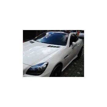 Tuning Chrom lišty sání vzduchu na kapotě Mercedes SLK R172