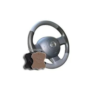 Autopotah Potah volantu kožený Maria Cavallo velikost AX barva černá/světle hnědá SLEVA 6%