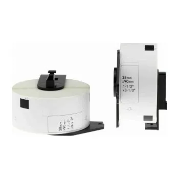 Kotouček do pokladny a tiskárny štítků Kompatibilní etikety SCI pro Brother DK-11208, 38mm x 90mm, 400ks, role, bílé