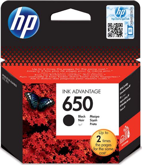 Originální inkoust HP CZ101AE (650), černý, 6,5 ml