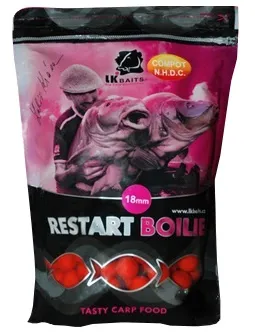 Boilies LK Baits boilies ReStart 20 mm ice vanilla 5 kg