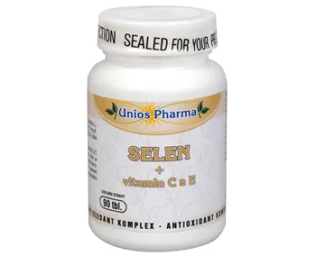 UNIOS Pharma Selen + vitamín C a E tbl. 90