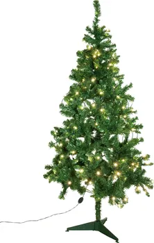 Vánoční stromek EuroPalms umělý vánoční stromek s LED bílými žárovkami 180 cm