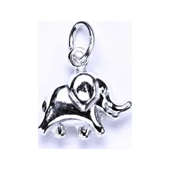 Přívěsek Stříbrný přívěšek, stříbrné šperky (sloník)P 773