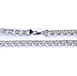 Stříbrný silný řetízekz na krk, šperk