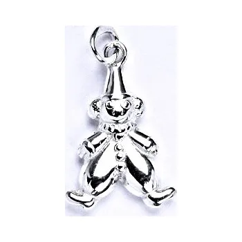 Přívěsek Stříbrný přívěšek, přívěšek ze stříbra, šašek, P 946