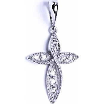 Přívěsek Stříbrný přívěšek s čirými zirkony, P 1206/6
