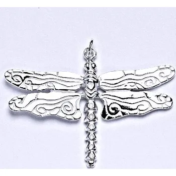 Přívěsek Stříbrný přívěšek, vážka, přívěsek ze stříbra, P 979