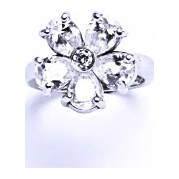 Prsten Prsten stříbrný se zirkony VR 236