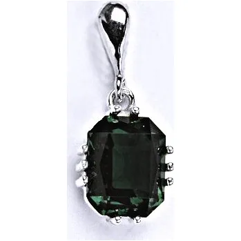 Přívěsek Stříbrný přívěšek se syntetickým turmalínem, P 1440
