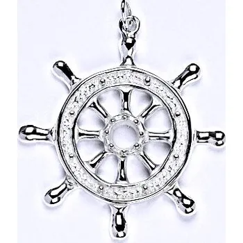 Přívěsek Stříbrný přívěsek kormidlo, přívěsek ze stříbra, P 960