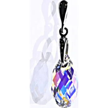 Přívěsek Stříbrný přívěšek se Swarovski AB krystalem 17 mm, P 1313/22