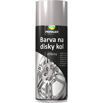 Barva ve spreji Primalex Sprej - barva na disky 400 ml stříbrná