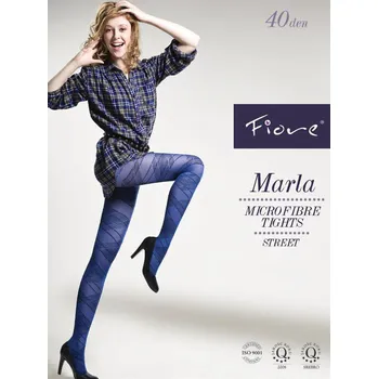 Dámské punčochy MARLA 40den-punčochové kalhoty Fiore grafit-šedé 2-S