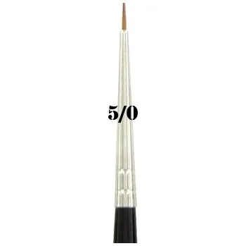 Kolinsky Red Sable Brush vel. 5/0 (Feldherr)