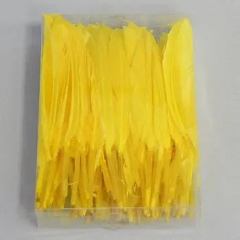 Zahradní dekorace Peří brka S/100 žlutá (ZT-97696D/Y)